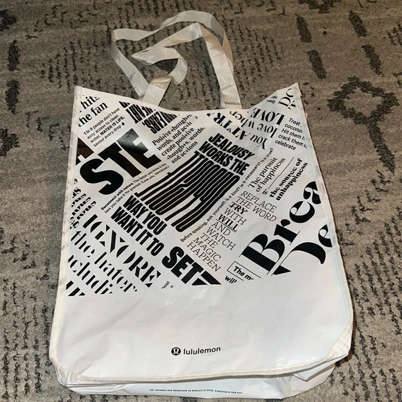 Lululemon Large Reusable Bag - Picture 1 of 4